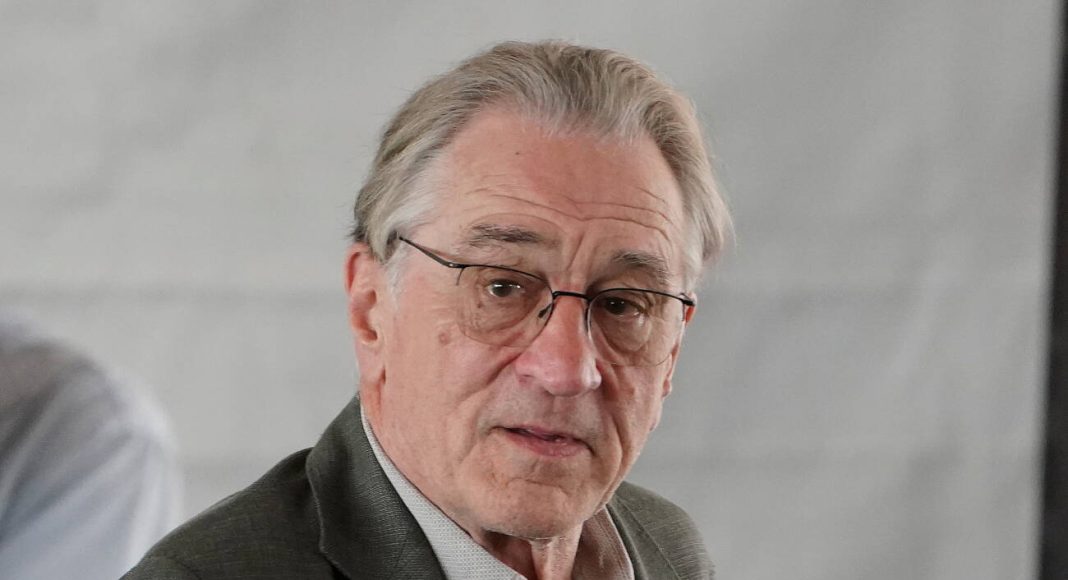 Robert De Niro appears at the opening ceremony for the Tribeca Festival in New York City