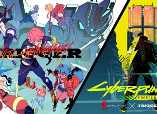‘Cyberpunk: Mercenários’ e outras animações ganham belíssima arte de Ano Novo por Studio Trigger