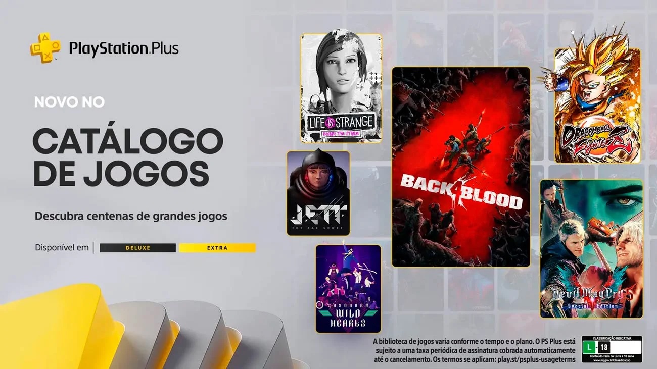 Jogos PS Plus de maio já disponíveis