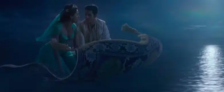 Aladdin live action - primeira aparição do gênio pintado de azul – Lugar  Nenhum