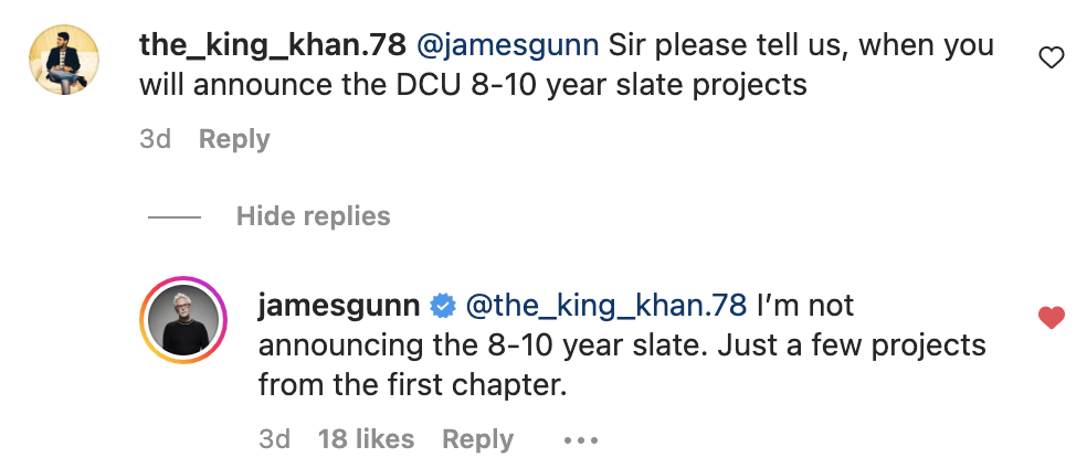 james gunn dc studios 1