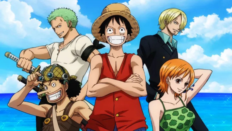 Os personagens de One Piece