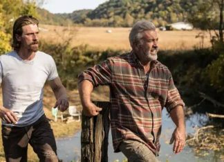 Mel Gibson e Garrett Hedlund em primeira imagem do thriller ‘Desperation Road’