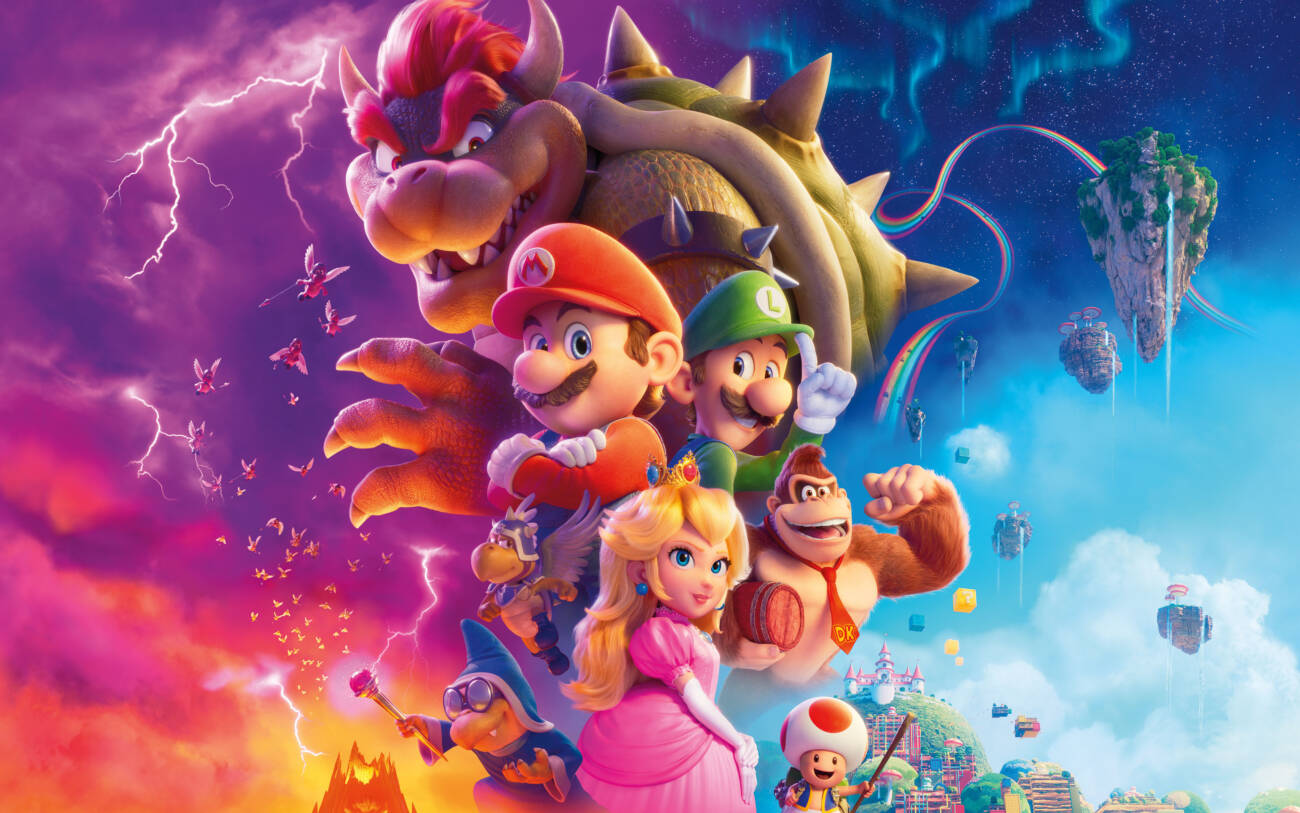 O filme Super Mario Bros se tornou o lançamento de cinema de maior