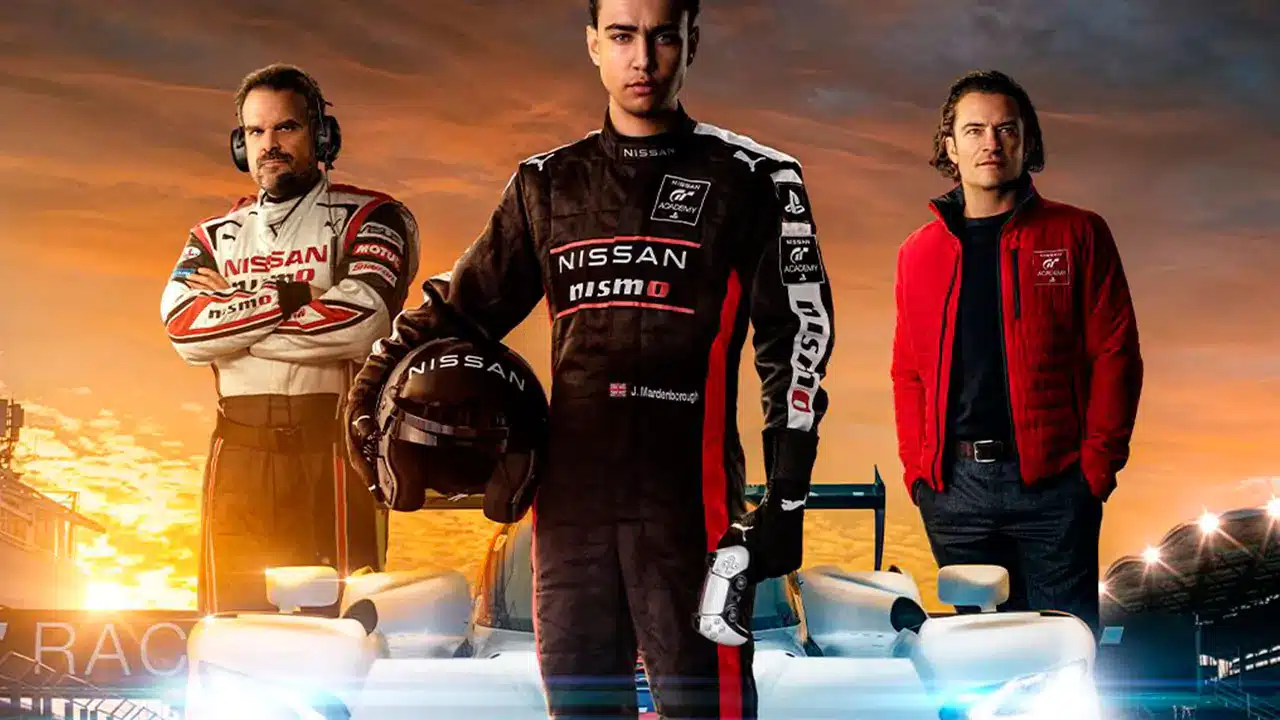 Gran Turismo: foto do filme mostra atores e traje de corrida