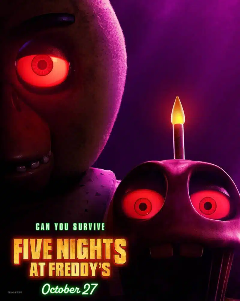 Assista ao teaser trailer do filme de Cinco Noites de Freddy