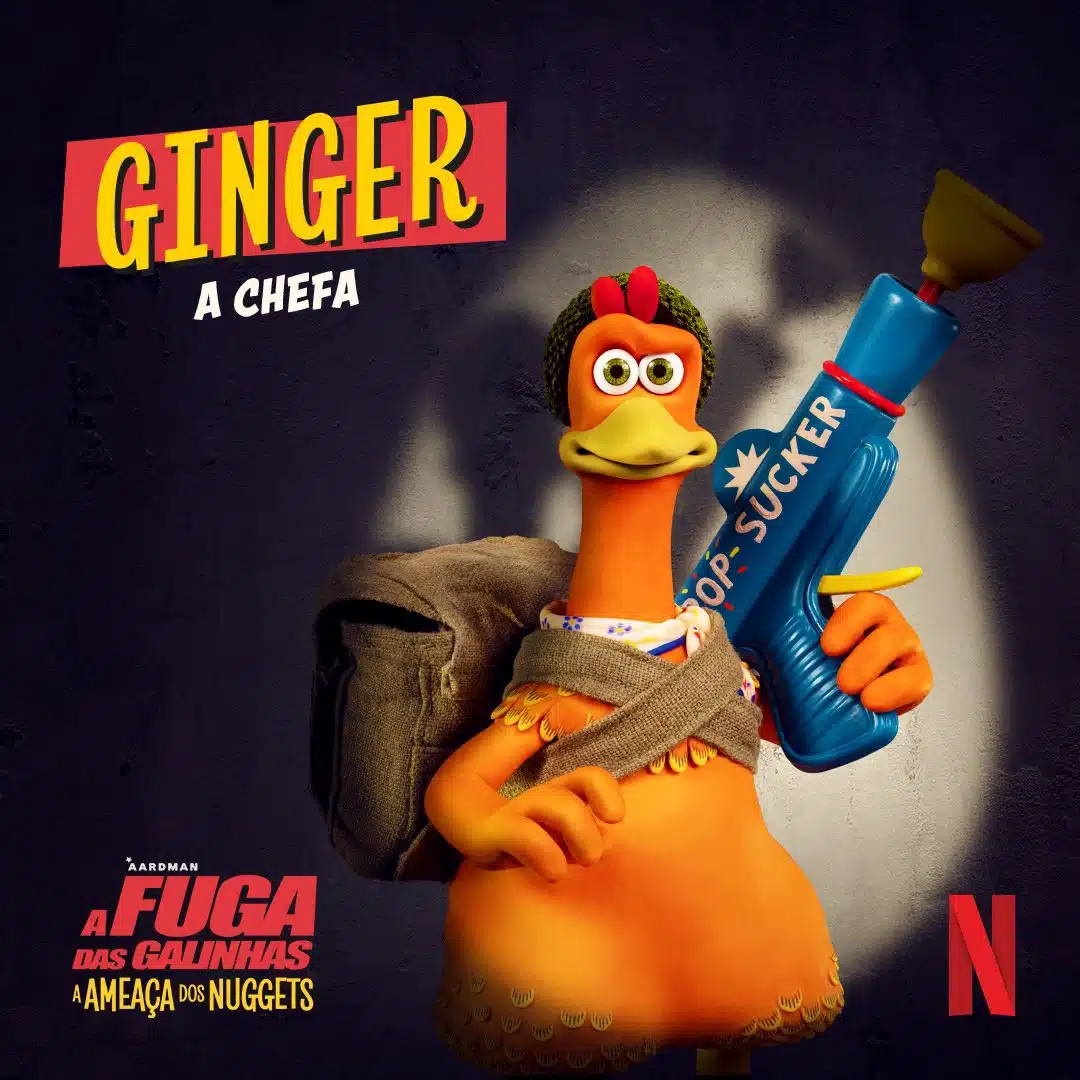A Fuga das Galinhas 2 ganha novas imagens com Ginger e Fowler - NerdBunker