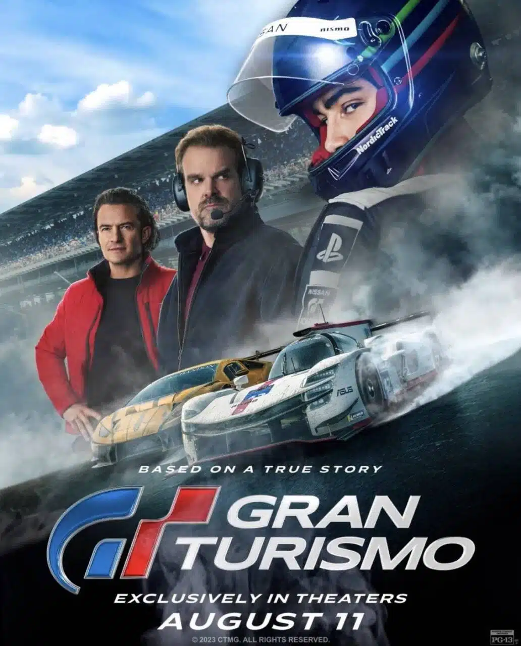 Gran Turismo': Orlando Bloom e David Harbour são destaque no novo cartaz  oficial do live-action; Confira! - CinePOP