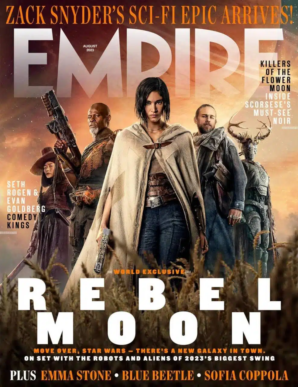 Elenco de 'Rebel Moon' é destaque na capa da próxima edição da Empire;  Confira! - CinePOP
