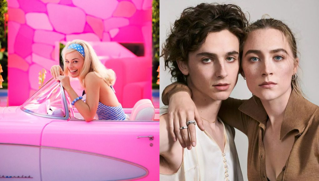 timothee chalamet saoirse ronan barbie