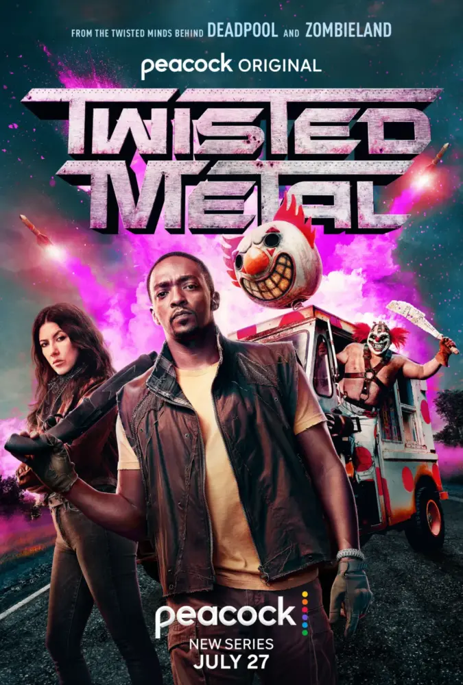 Twisted Metal  Anthony Mackie leva uma surra em cena inédita; veja