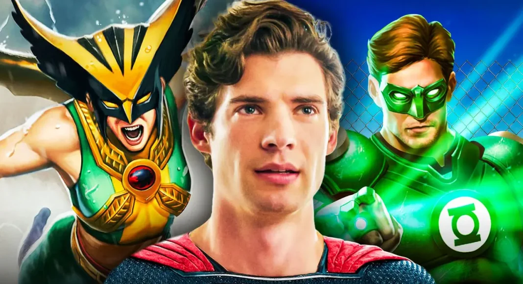 superman - o legado lanterna verde mulher-gavião sr fantástico