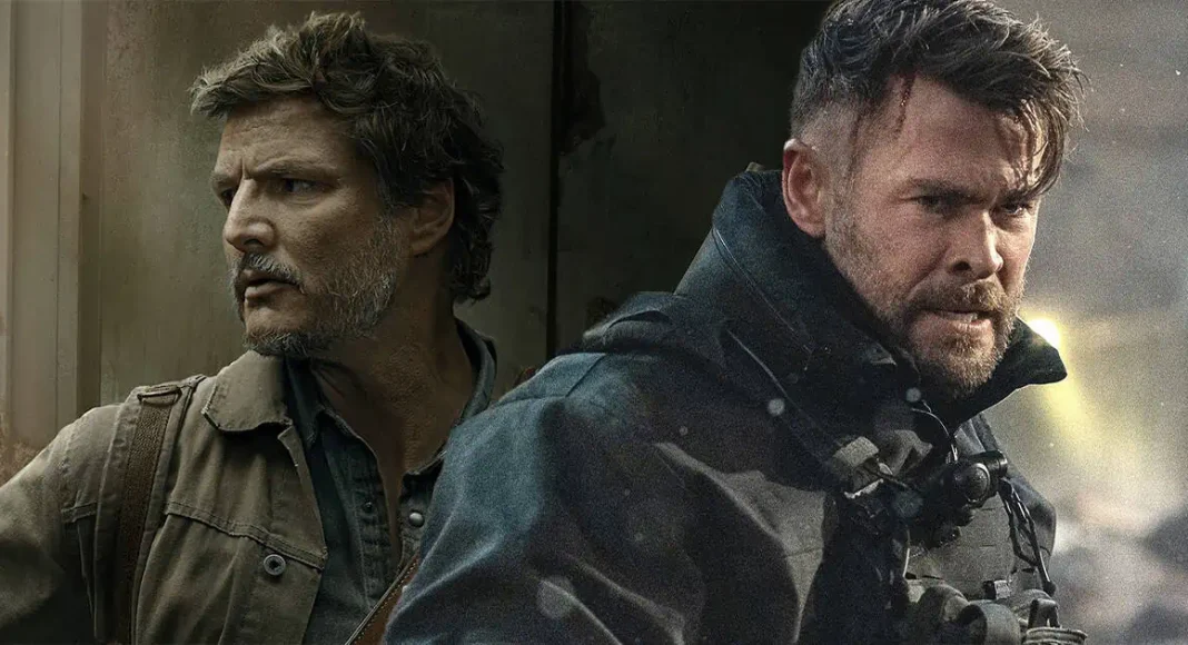 crime 101 pedro pascal chris hemsworth