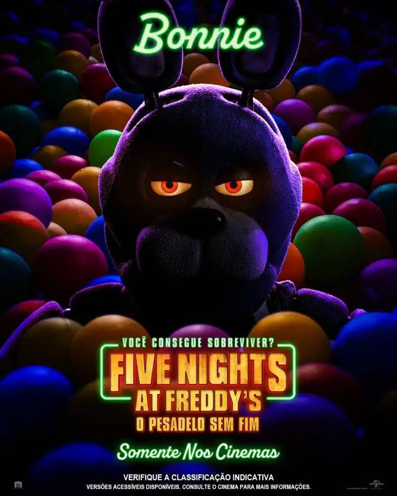 estreia do five nights at Freddy no cinema Top Shopping de Nova