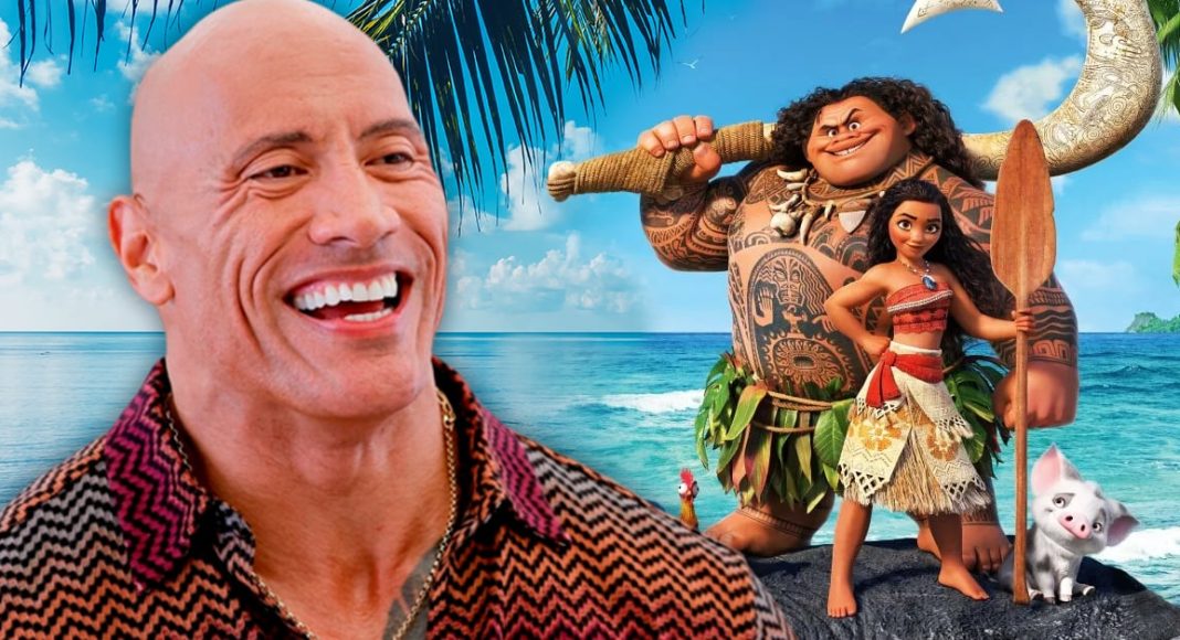 dwayne johnson moana