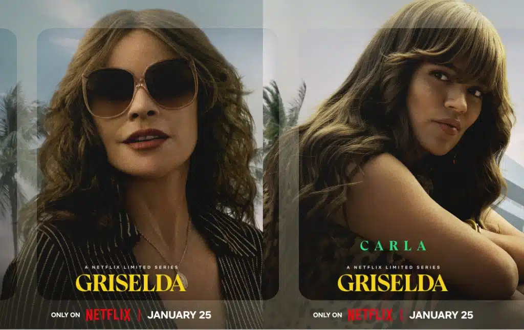 Netflix divulga imagens de 'Griselda' com destaque para Sofia Vergara