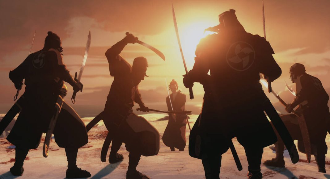 samurai de olhos azuis