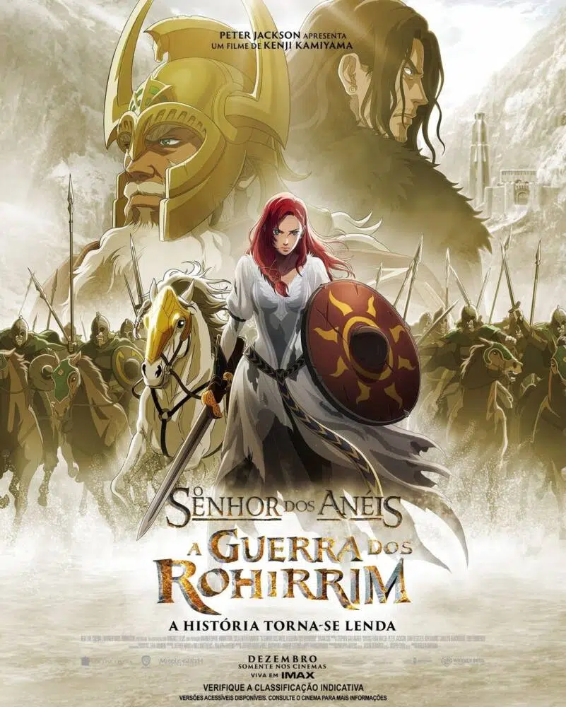 O SENHOR DOS ANÉIS: A BATALHA DE ROHIRRIM,O SENHOR DOS ANÉIS,Anime,Animação,Filme,Nos CInemas