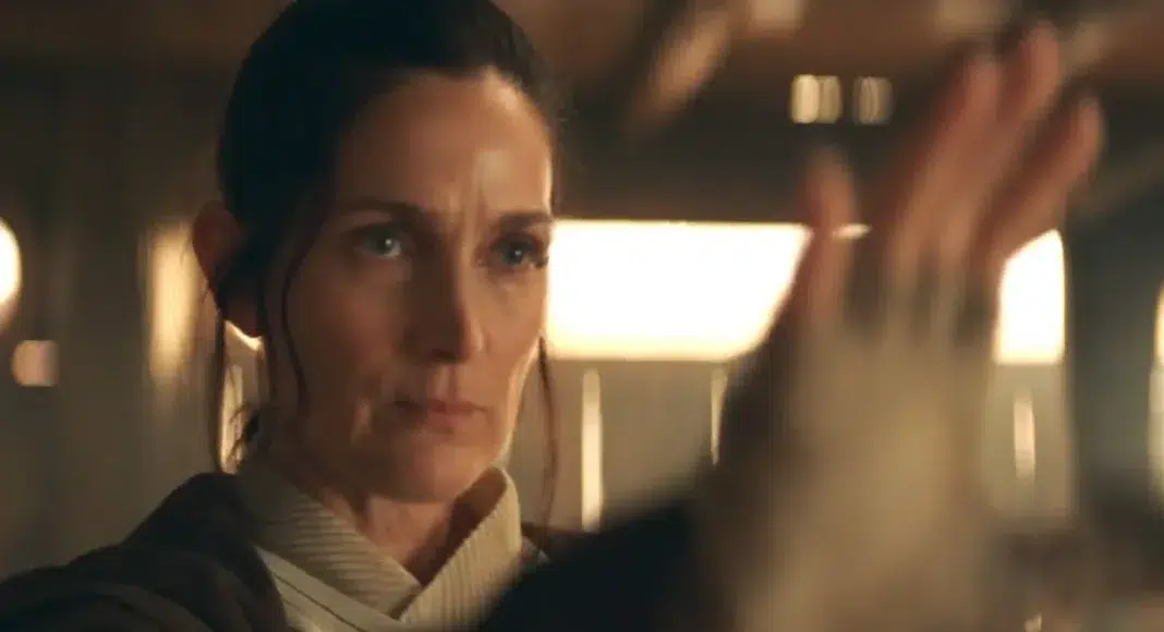 star wars o acólito indara carrie anne moss cinepop