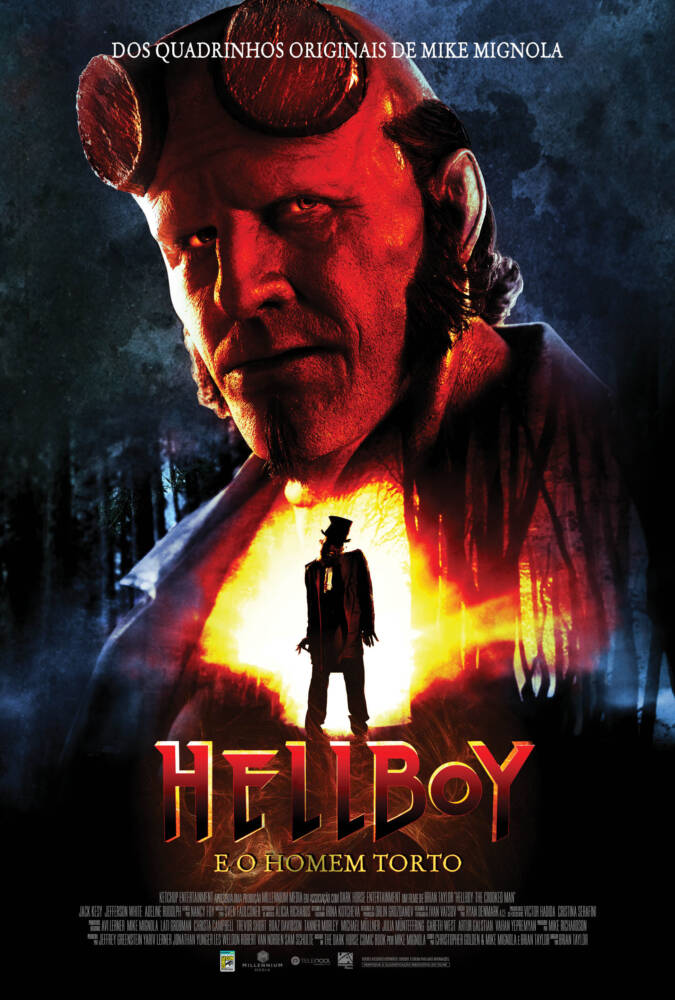 hellboy e o homem torto poster oficial