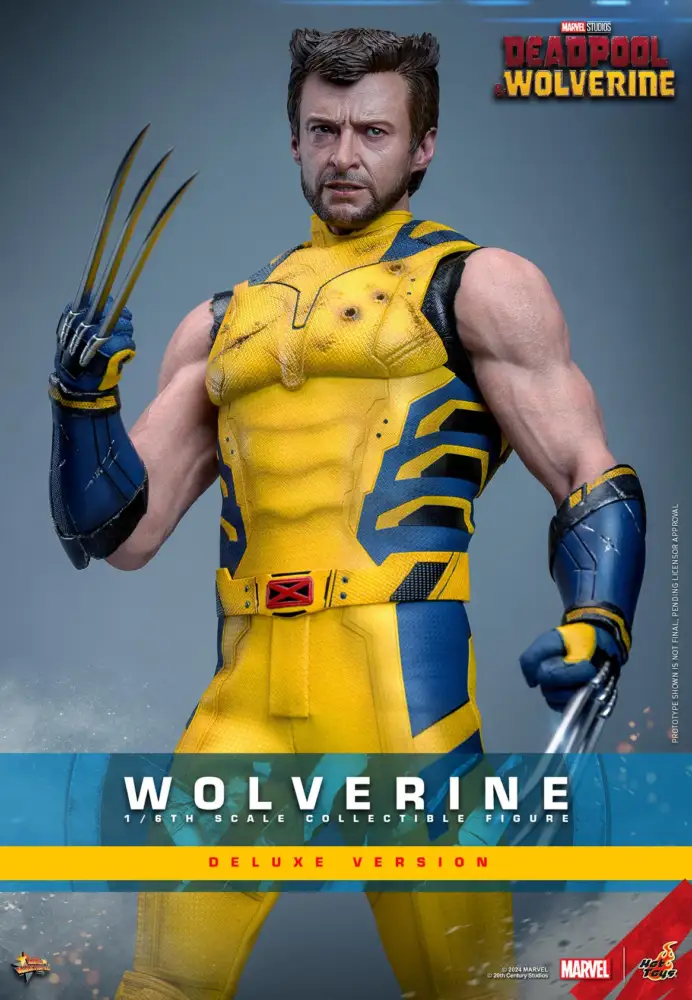 Figura colecionável do Wolverine do filme Deadpool 3