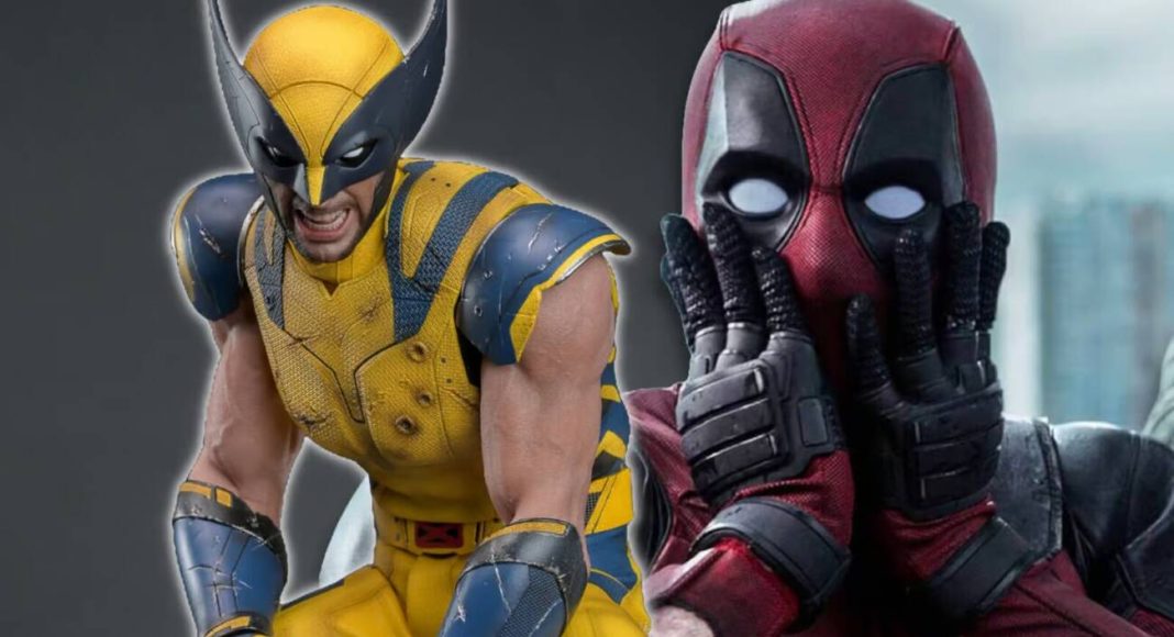 Personagens Wolverine e Deadpool lado a lado.