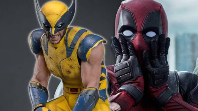 Personagens Wolverine e Deadpool lado a lado.
