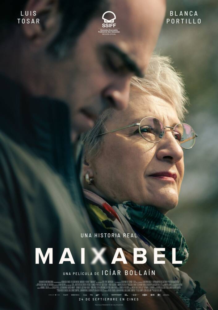 Cartaz do filme Maixabel com Luis Tosar.