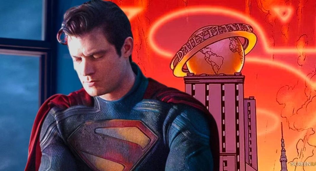 superman movie s new daily planet revealed in set images video
