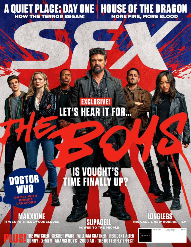 Revista SFX: capa de julho de 2024 com The Boys.