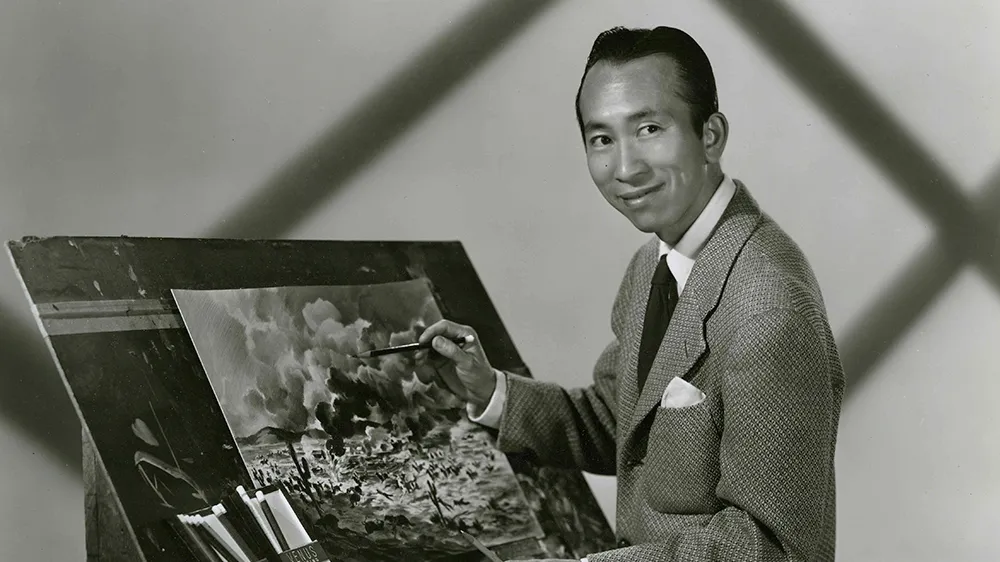 Tyrus Wong, pioneiro artista responsável pela animação "Bambi". 