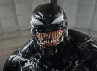 Personagem ficcional de olhos brancos e dentes afiados.