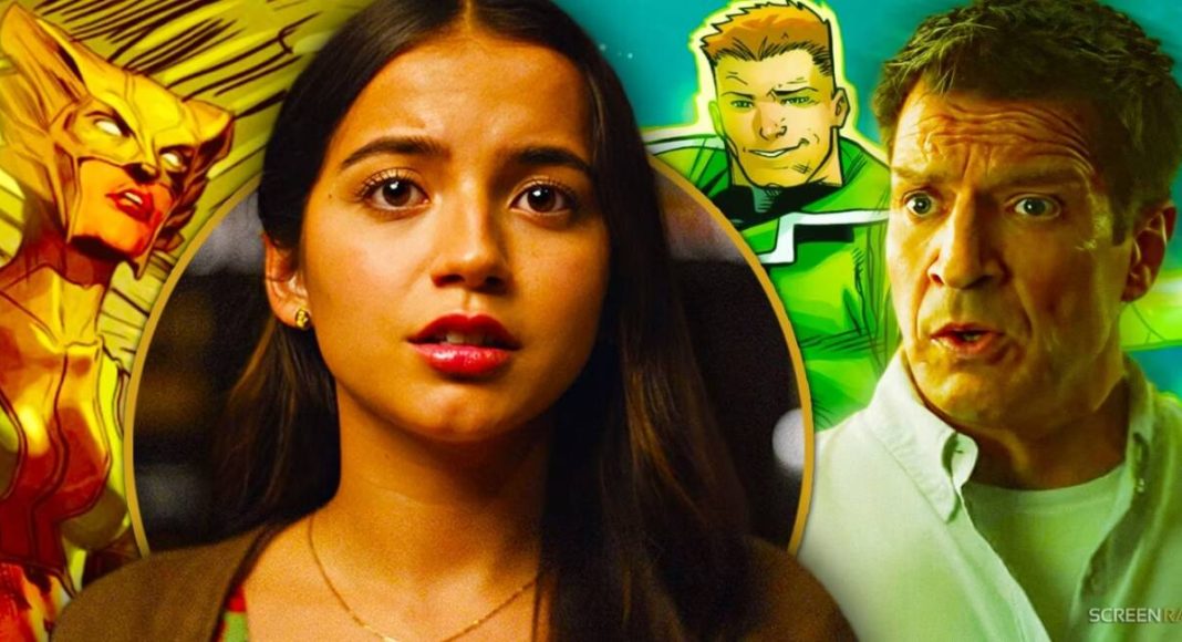 isabela merced mulher gaviao superman nathan fillion lanterna verde