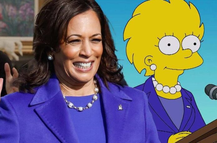 os simpsons kamala harris