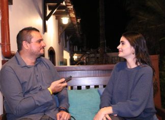 Valentina Herszage em entrevista ao Cinepop durante o Festival Internacional de Cinema de Paraty