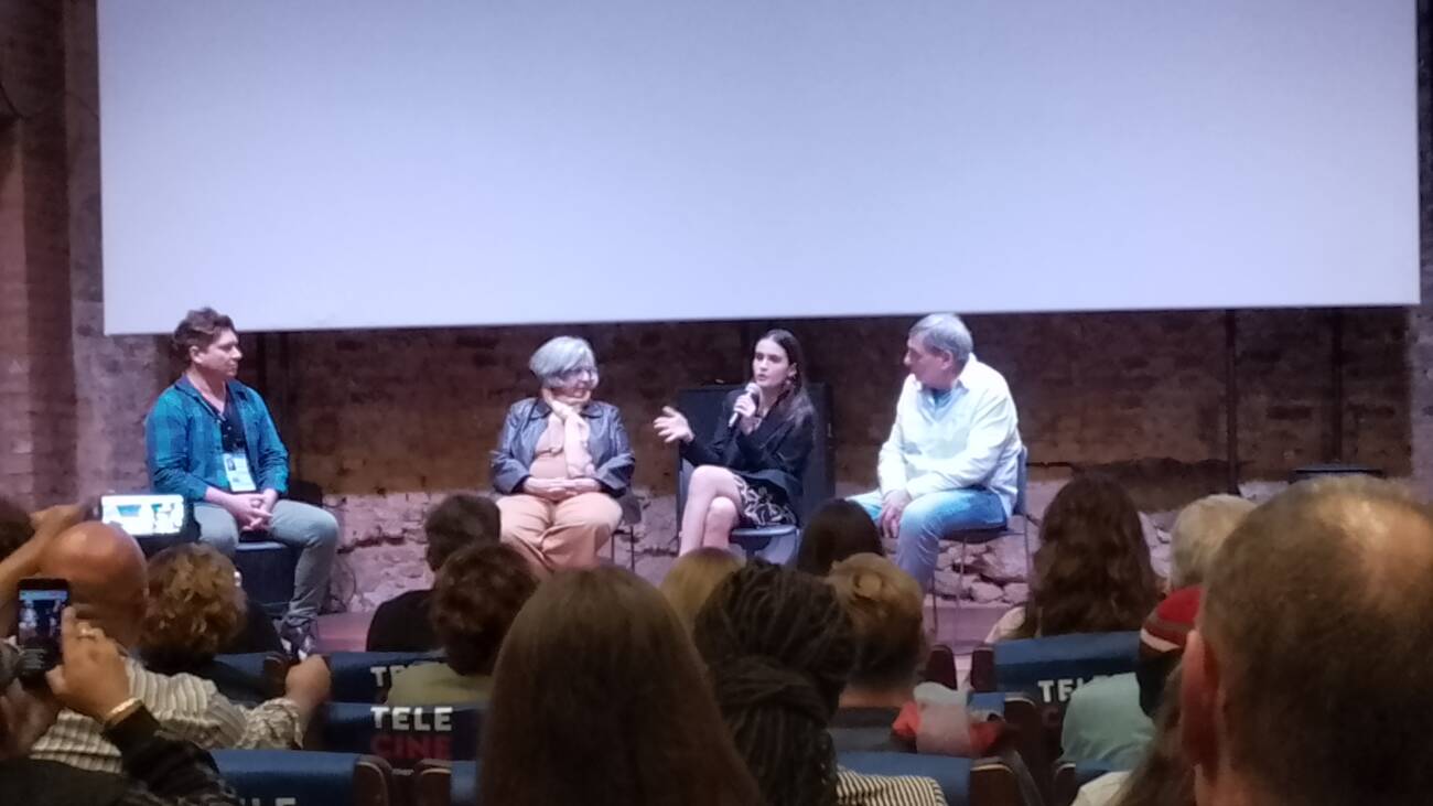 Sessão de debate do filme 'O Mensageiro', de Lucia Murat, no Festival Internacional de Cinema de Paraty