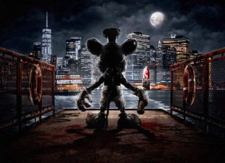 Novo cartaz de ‘Screamboat’ destaca o visual BIZARRO do Mickey Mouse assassino; Confira! screamboat terror