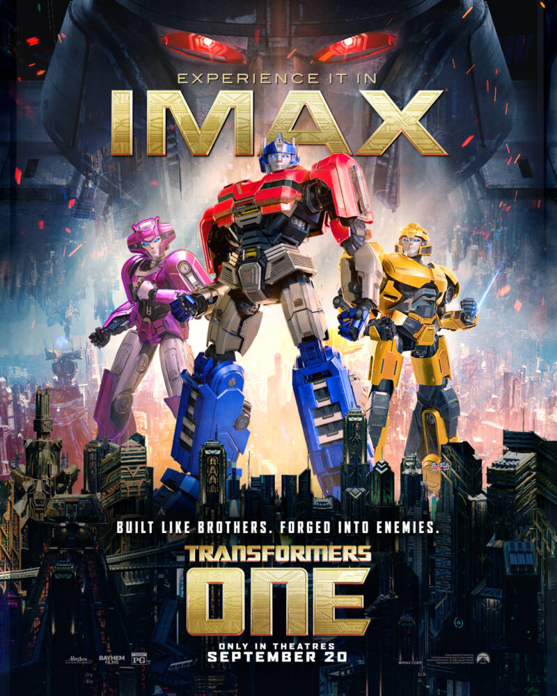 transformers o início imax