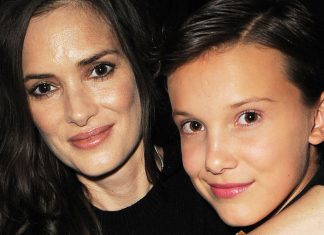 Após Winona Ryder criticar colegas de elenco mais jovens, fãs apontam alfinetada para Millie Bobby Brown coach 1941 women's spring 2017 show front row
