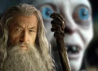 o senhor dos anéis gollum ian mckellen gandalf