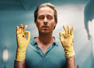 ‘Assassino Zen’: Série de suspense estilo ‘Dexter’ estreia na Netflix; Confira o trailer! Pessoa com luvas ensanguentadas meditando.
