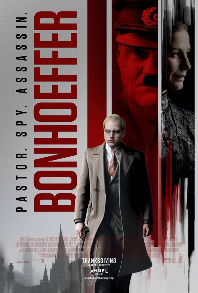 Cartaz do filme sobre Bonhoeffer, pastor e espião.