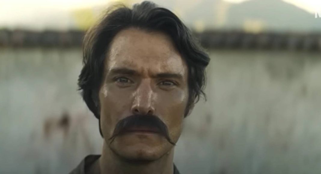 cem anos de solidao Homem com bigode em cena de filme.
