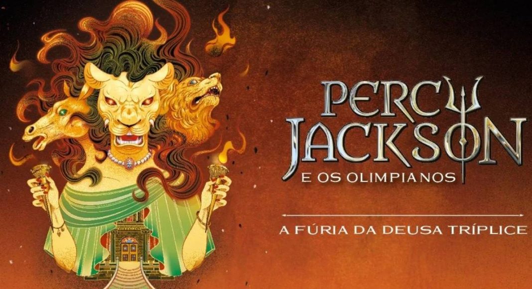 Capa: Percy Jackson e os Olimpianos, Fúria da Deusa.