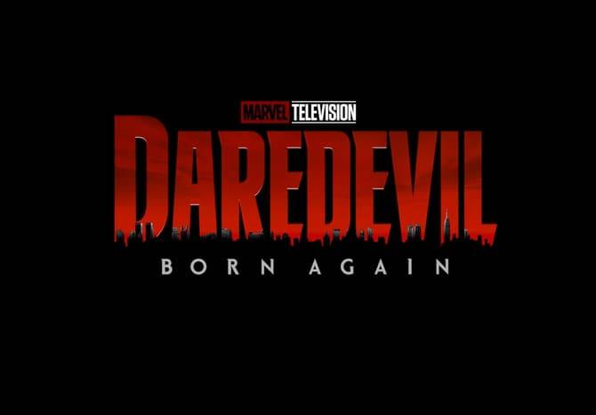 Logo da série Daredevil: Born Again.