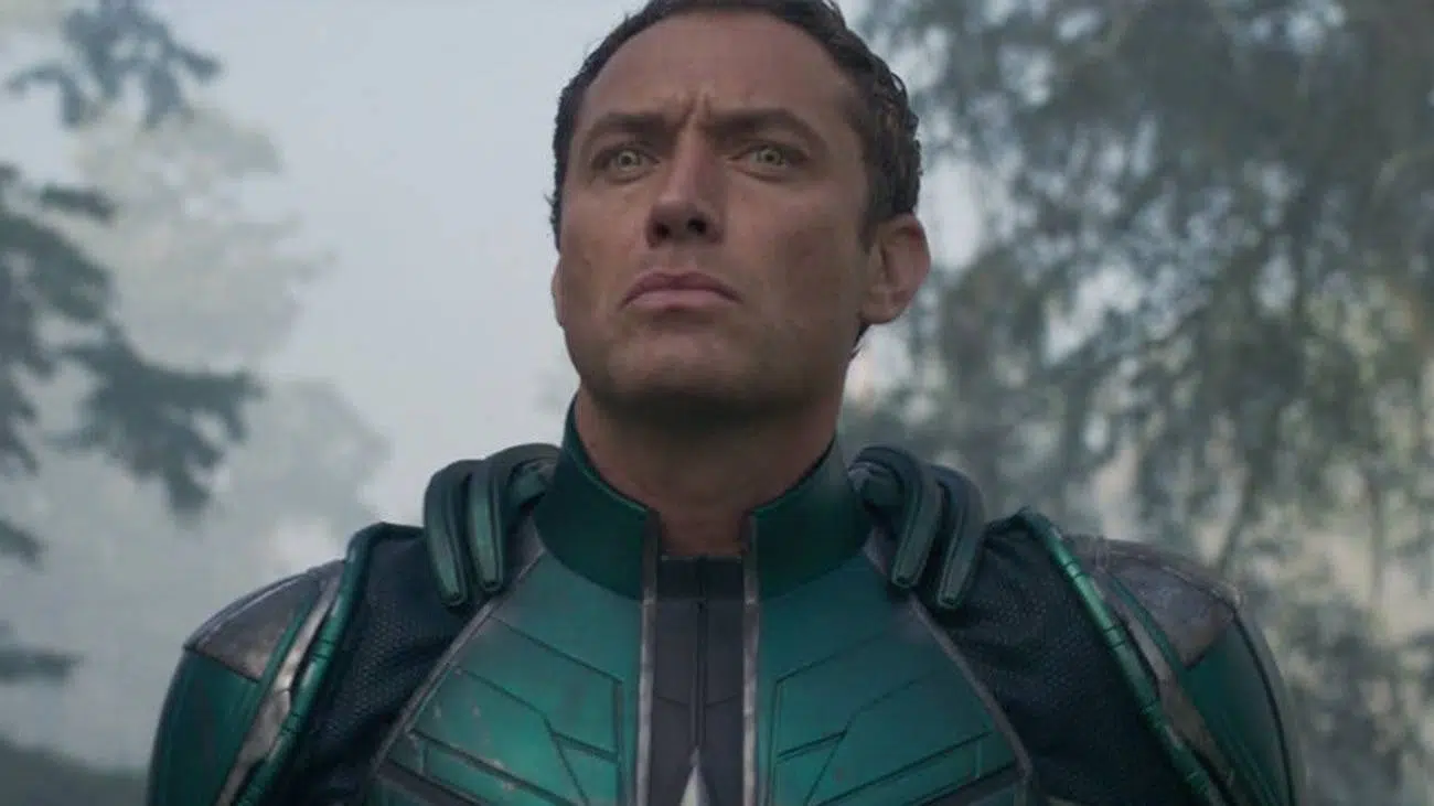Ator de 'Capitã Marvel' afirma que não deve voltar ao UCM jude law captain marvel (1)