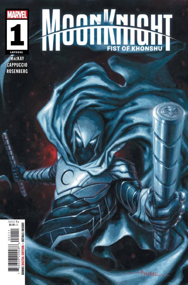 Capa do quadrinho Moon Knight, Marvel.