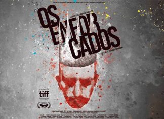 Pôster do filme Os Enforcados, arte abstrata.