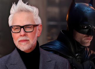 Após sucesso de ‘Superman’, James Gunn fala sobre o futuro do ‘Batman’ nos cinemas Homem de óculos e Batman ao fundo