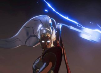 ‘What If…?’: Ex-showrunner de ‘X-Men ’97’ detona última temporada Personagem animado lançando raio azul no espaço.